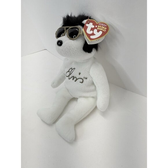 Ty Beanie Baby Viva Las Beanies the Elvis Bear Plush 2008 Walgreen's Exclusive - Picture 4 of 12